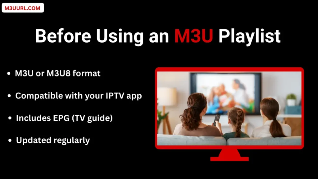 Check Before Getting an M3U Playlist