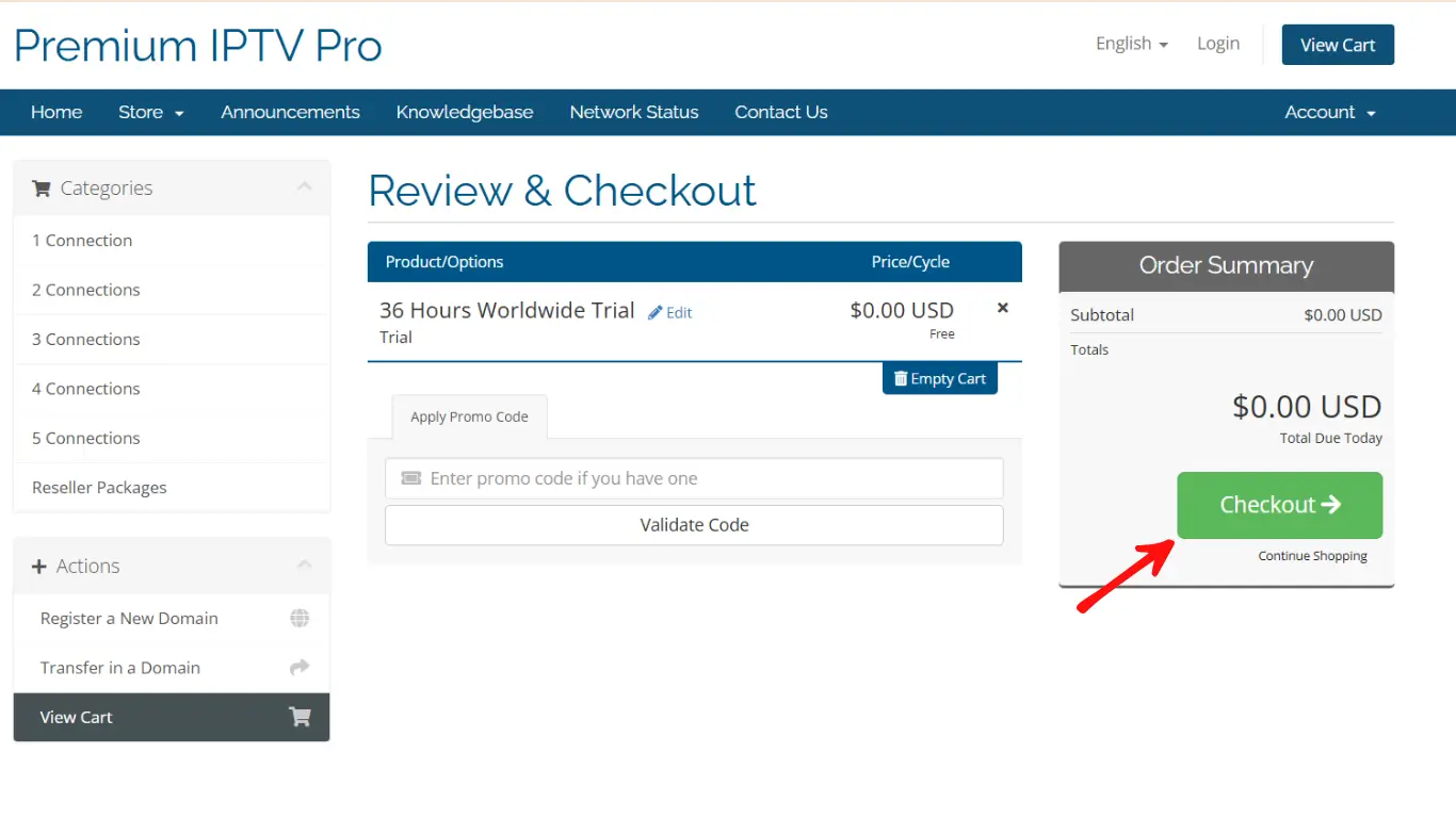 Checkout step to finish M3U playlist setup