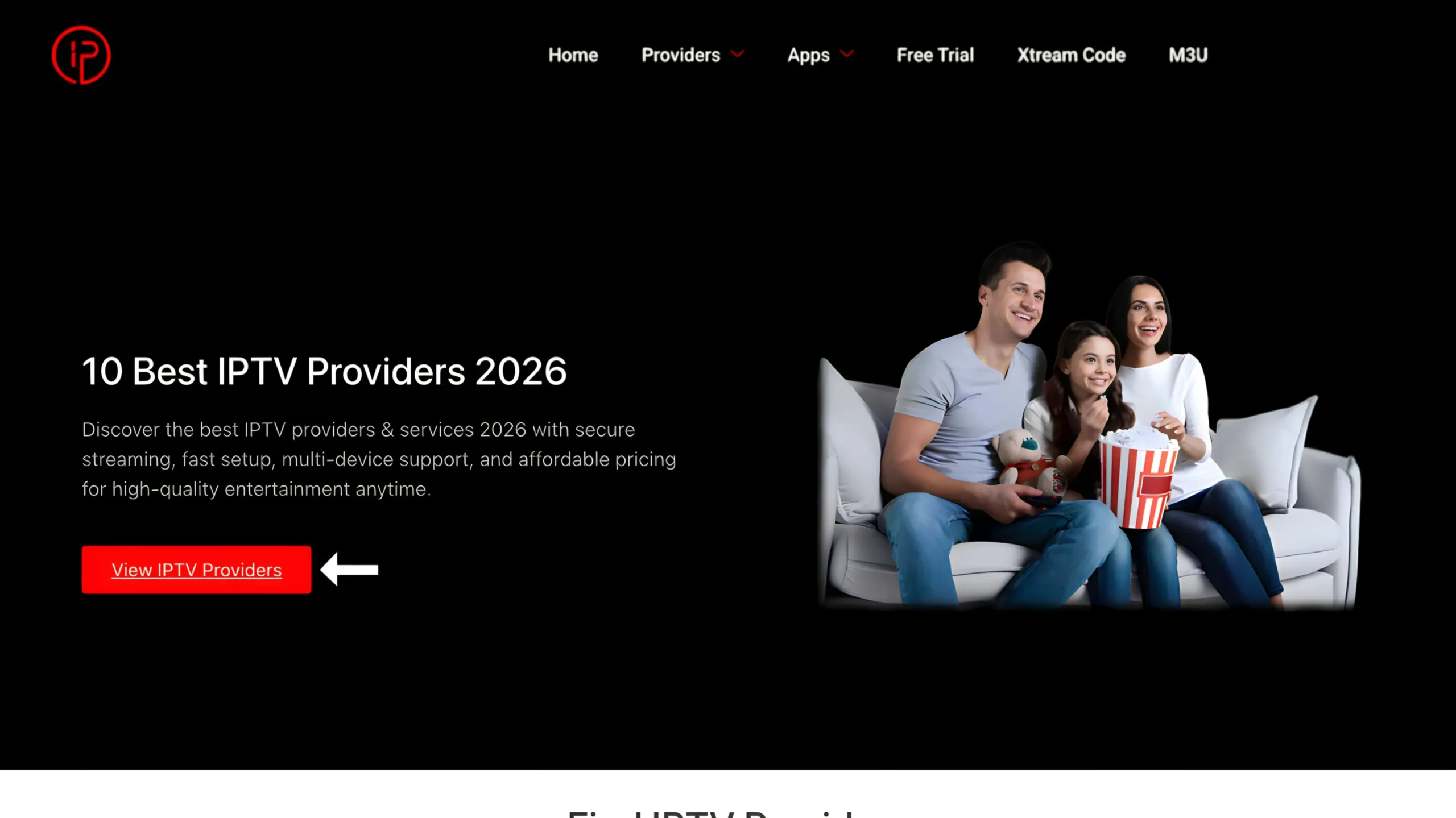 click on view iptv providers to see list of providers.remini enhanced 1 scaled.webp